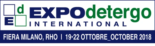 Logo van Expo Detergo International met beursdatum